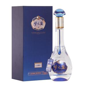 洋河梦之蓝M3水晶版 蓝色经典绵柔白酒 浓香型 40.8度 550mL单瓶