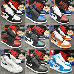 乐乐Air Jordan 1 OG AJ1乔1黑红禁穿扣碎TOP3脚趾黑蓝阴阳555088