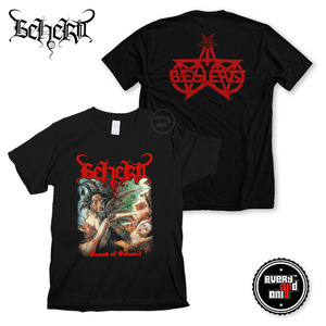 BEHERIT黑色死亡金属乐队Beast Of Beherit黑金欧美复古短袖棉T恤