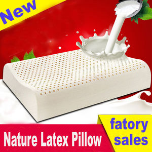 Nature Latex pillows 柔软天然乳胶枕芯舒适橡胶成单人护颈枕头