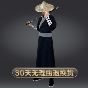 古装侠客服装男武侠风汉服古代大侠衣服刺客剑客侠士服武侠演出服