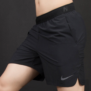 Nike耐克速干短裤男夏季新款梭织轻薄宽松透气黑色运动休闲五分裤