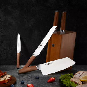 火候新款德国钼钒钢菜刀6件套 厨刀家用全套刀具套装厨师专用组合