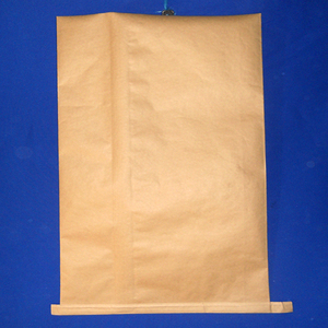 厂家直供 黄色中缝牛皮纸袋 纸塑复合编织袋 25KG颗粒化工包装袋