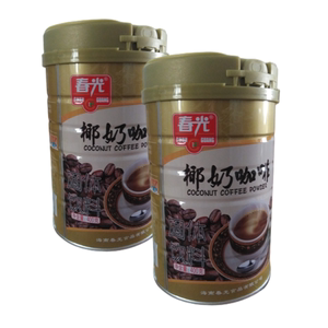海南特产春光椰奶咖啡粉400g克 三合一春光速溶咖啡粉椰子粉 包邮