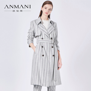 ANMANI恩曼琳2019春季新品专柜正品女风衣L3063704-3580