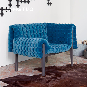 写意空间LigneRoset复古法式ruche大棉被沙发休闲椅高端定制复刻