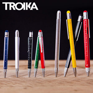 德国Troika多功能工具笔油性圆珠笔可换水性中性笔芯签字笔芯金属