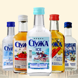 买5赠1俄罗斯进口伏特加瓶装松子味蔓越莓辣椒蜂蜜原味小酒伴基酒