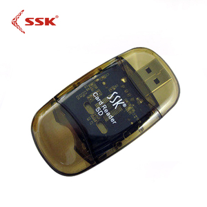 SSK飚王 SCRS026 水晶读卡器 直读SD大卡读卡器 稳定读写兼容性强