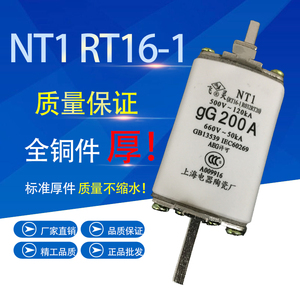 陶瓷熔断器熔芯NT1 RT16-1 R032/RT20 160A 200A 250A保险管丝