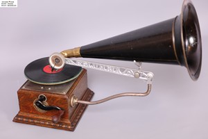 美国哥伦比亚Columbia型号AK早期古董留声机老唱机复古文化收藏