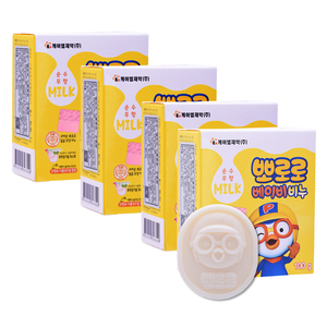 韩国pororo啵乐乐婴儿香皂宝宝专用洗澡儿童肥皂洗手洗脸洁面