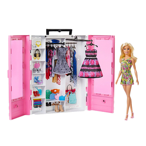 芭比娃娃梦幻衣橱新款换装大礼盒套装女孩生日礼物GBK12