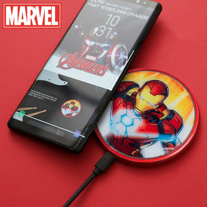 韩国marvel漫威苹果x无线充电器iPhone8plus无线充底座钢铁侠三星