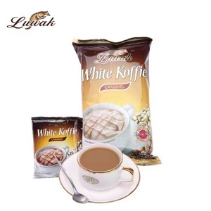 印尼原装进口Luwak露哇3合1麝香猫屎速溶白咖啡粉