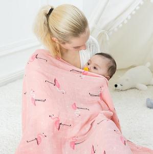 外贸春夏母婴用品竹纤维婴儿包被 卡通印花儿童浴巾宝宝包巾盖毯
