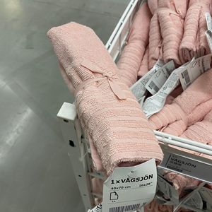 IKEA宜家沃格逊 毛巾家用手巾纯棉擦手擦脸洗脸巾成人面巾40x70cm