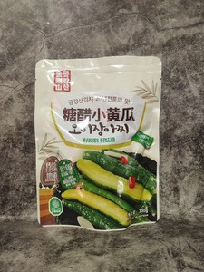 延边朝鲜族特产韩式风味糖醋小黄瓜酸甜味道满35元包邮