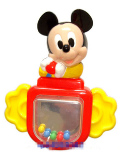 百利威 迪士尼 米老鼠米奇宝宝牙胶摇铃（硬牙胶款） 磨牙好帮手