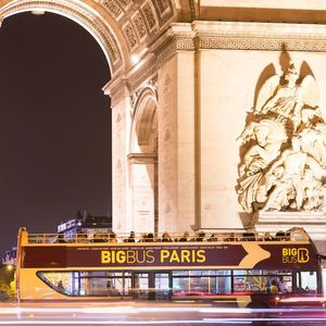 [巴黎随上随下观光巴士-随上随下巴士夜间观光]Big Bus : 2小时夜游
