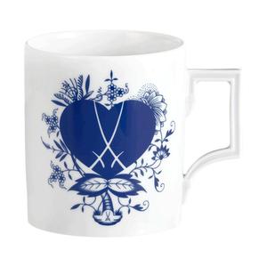 德国 MEISSEN 梅森瓷器 柏林 蓝色 马克杯 水杯 茶杯陶瓷欧式烟波