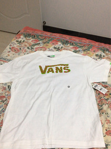 VANS短袖T恤（童装大码） 白色