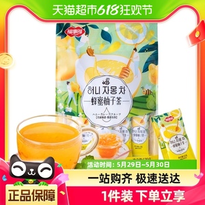 包邮福事多蜂蜜柚子茶120g*1袋冲饮泡水饮品水果酱茶花果茶饮料