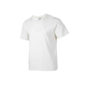 【自营】PUMA彪马夏季男子圆领舒适白色简约短袖T恤 626870-55