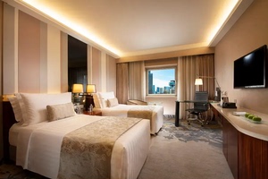 北京燕莎中心凯宾斯基饭店高级双床房