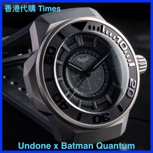 代购正品 UNDONE DC Batman Quantum 蝙蝠侠 钛合金夜光男手表