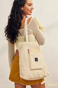 英国正品代购 UO女包 简约时尚 布艺托特包 购物包 单肩手提包
