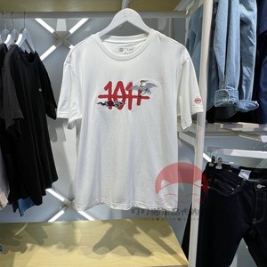 lee男士夏装新款短袖T恤刺绣101+宫廷文化LMT0015503RX00F-K11000