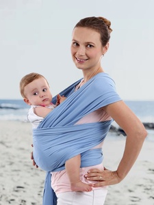 夏季网布透气婴儿背巾宝宝背带前抱式多功能外出抱娃神器解放双手