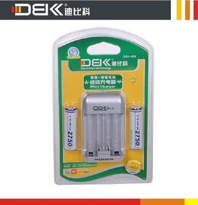 迪比科DBK608迷你充电套装(2节5号2750毫安电池+充电器)自动停充