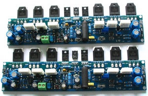 L10-1纯甲类2声道功放板 发烧HIFI功放板 大功率300W(成品板2片)