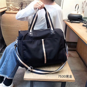金凡洛女手提旅行袋大容量韩版轻便短途行李包超大运动包健身包包