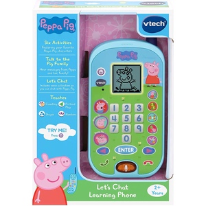 现货美国VTECH小猪佩奇peppa pig宝宝儿童仿真手机电话Bluey玩具