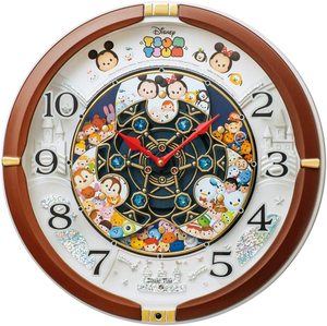 Seiko/精工 FW588B 迪士尼系列儿童可爱旋转家用挂钟日本正品代购