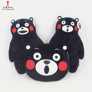 熊本熊公仔抱枕KUMAMON黑熊毛绒玩具日本正版熊本君娃娃女生礼物