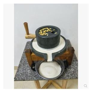 复古老式石磨玉米碾盘家用手推压粮食磨盘磨豆腐磨黄豆小型豆浆机
