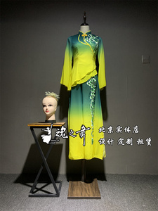 北京魂之艺考专业定制租赁女士胶州秧歌 民族古典舞 舞蹈演出服装