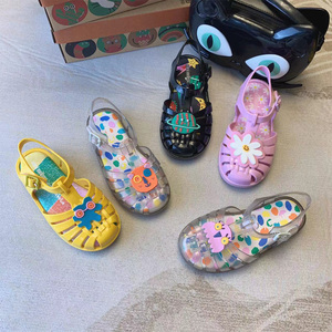 巴西梅丽莎童鞋女童夏果冻鞋沙滩鞋软底小童中童儿童宝宝公主凉鞋