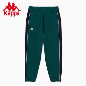 Kappa卡帕运动裤背靠背卫裤男长裤休闲小脚裤收口卫裤K0D52AK03