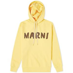 正品Marni女运动卫衣外套舒适流行简约百搭轻便耐用黄色时尚潮流