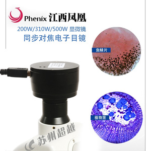 江西凤凰光学原厂200万像素USB显微镜同步对焦电子目镜CCD接电脑