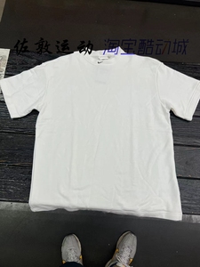 Nike/耐克 Circa 男子刺绣小勾子重磅宽松美式棉质短袖T恤 DX0188