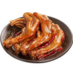 【衢记】衢州特产香辣鸭掌6只休闲零食即食卤味小吃