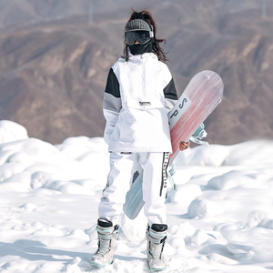 冬季新款滑雪服套装男女保暖滑雪衣滑雪裤防水透气单双板夹棉雪服