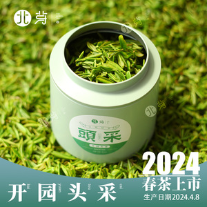 日照绿茶2024新茶开园头采特级罐装毛尖豌豆鲜香一芽一叶初展北芽